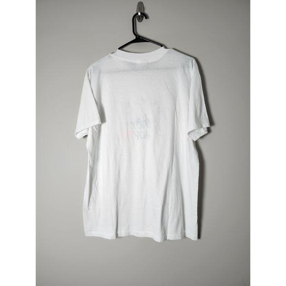 Vintage Hanes Bunny Hopper T-Shirt Size XL White Short Sleeve - Picture 3 of 5